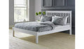 Home Aspley Small Double Wooden Bed Frame - White