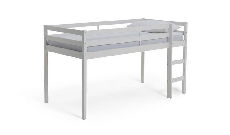 Home Kaycie Mid Sleeper Single Bed Frame - GREY
