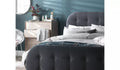 Home Ashby Ottoman Double Fabric Bed Frame - Grey