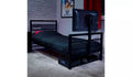 X Rocker BaseCamp TV and Gaming Bed Frame - Black